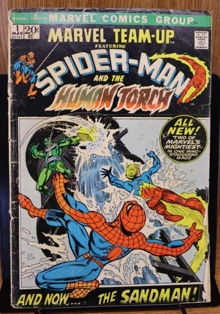S052 Marvel Team-Up #1 Marvel 4.0 (1972) Retconned 1st app of Misty Knight