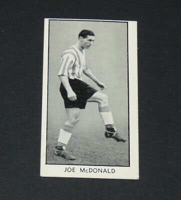 FOOTBALL DC THOMSON CARD 1955 FAMOUS FOOTBALLERS JOE McDONALD SUNDERLAND FALKIRK 