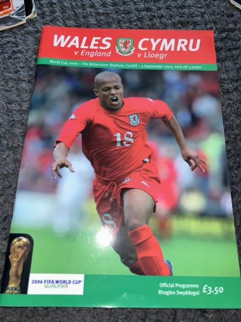 Wales V England World Cup Qualifier 3rd Sep 2005