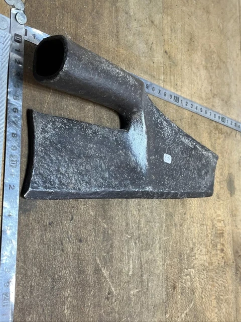 hache Boiseur Mine outil ancien forestier Old Tool Axe Ref N