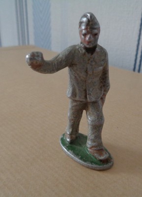 Soldat De L Ombre En 6 Lettres QUIRALU ANCIEN Jouet Figurine Soldat Personnel de l'intendance réf 719
