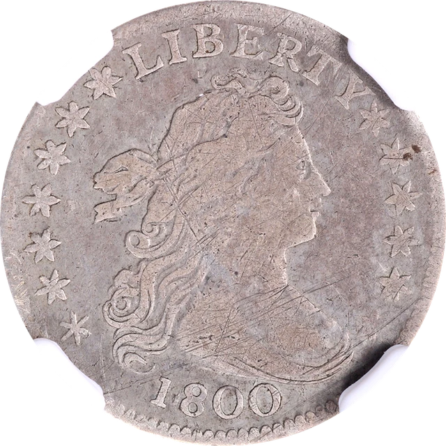 1800 Bust Dime NGC VF Details Nice Strike