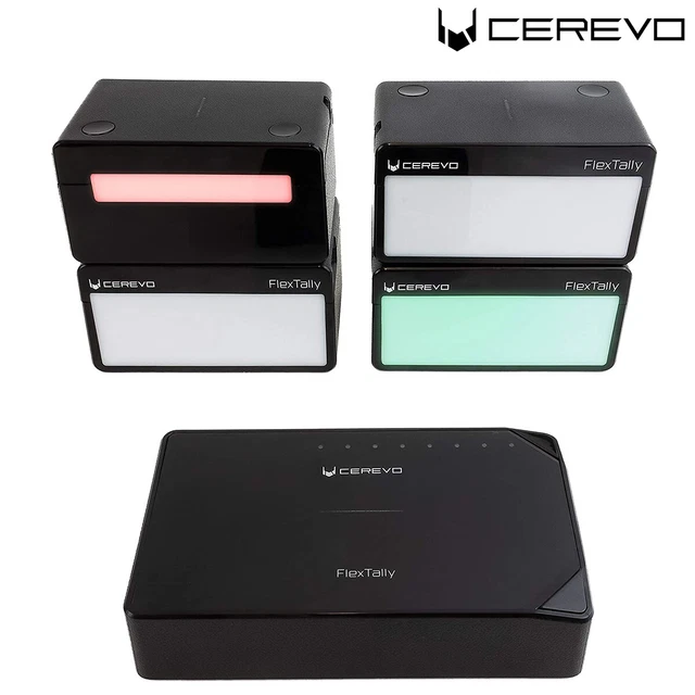 CEREVO FLEXTALLY WIRELESS Tally Light System for Video Switcher and ...