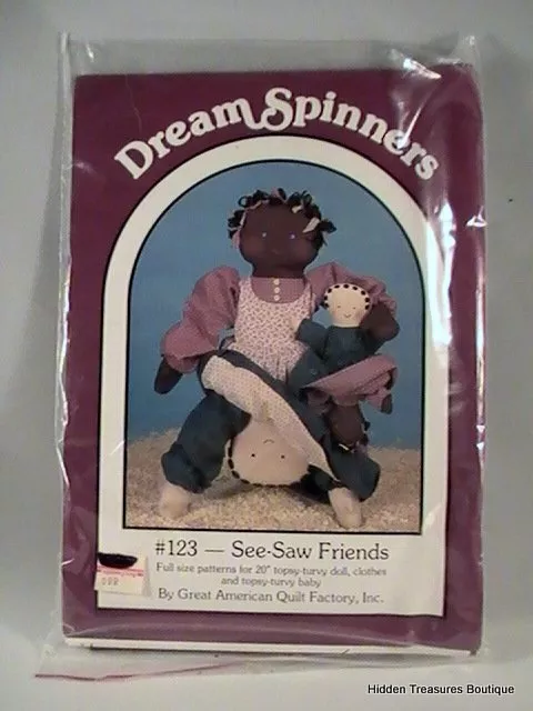 "See Saw Friends" Dream Spinner Doll Pattern #123