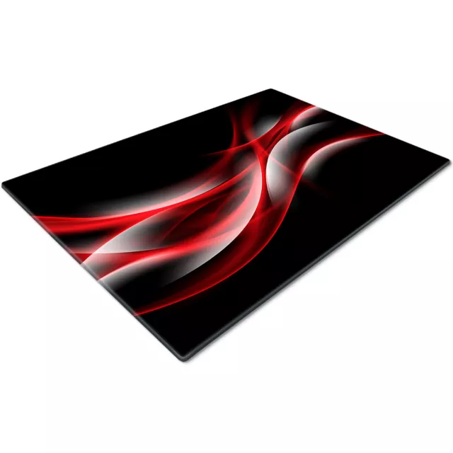 Glass Chopping Cutting Cutting Board Work Top Saver Large Black Red White