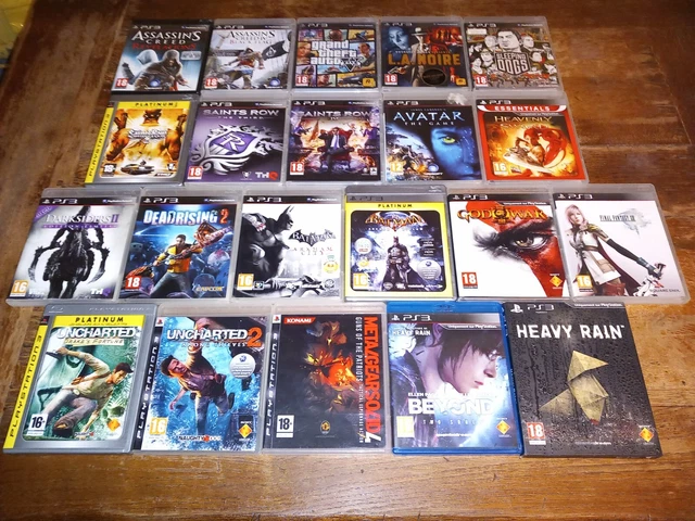 Lot de 43 jeux Ps3 TOUS COMPLETS / ETAT NEUF (disques)