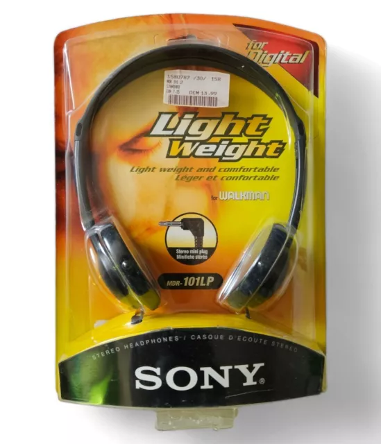 SONY MDR-101LP Walkman Kopfhörer Sealed New Old Stock aus 1999