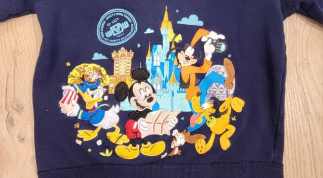 Kid's sz. XS Disney Parks Zip-up Hoodie With Patches and Embroidery