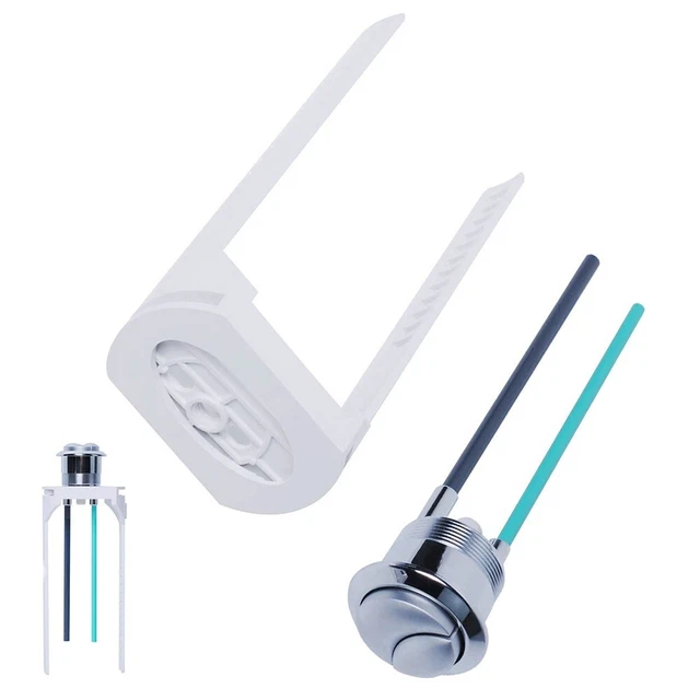 Bouton Poussoir Double Chasse Geberit - Pour Valve Impulsbasic230, Réf. 238.501.21.1