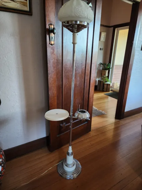 Floor Lamp Smokers Stand vintage 1949 AS NEW Never Used