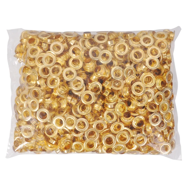 3/8” Size 2 Grommet & Washers Kit Leather Bags Poster Banner Eyelets 1000 Pack