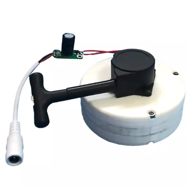 Generador de disco sin escobillas imán permanente de tracción manual de 20 W para lámparas de 12-85 V hágalo usted mismo