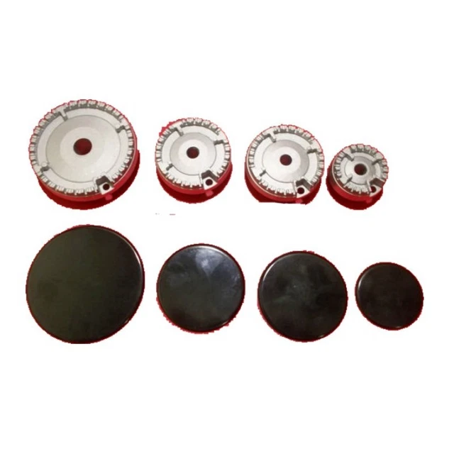 Kit 8 Pezzi Bruciatori E Piattelli | Compatibile Con Ariston Nardi TQ740ES | Foro Doppio - Foto 6