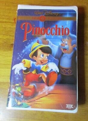 Pinocchio Gold Collection Walt Disney VHS Tape 18679 Classic 60th Anniversary