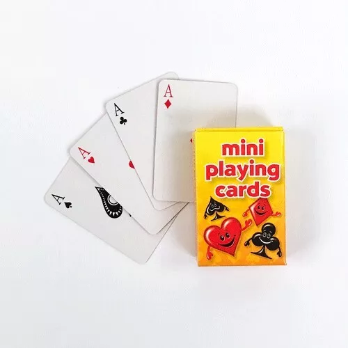 2 Packs Of Mini Playing Cards For £1-99, First Class Postage Paid.