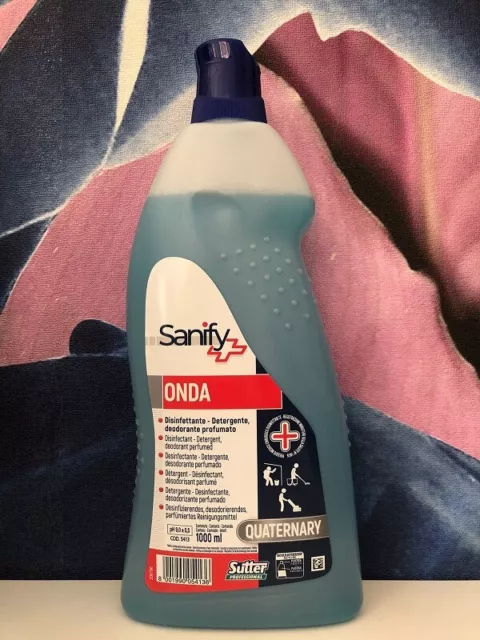 SUTTER Sanify Onda 1000ml Disinfettante Detergente Profumato Tutte le Superfici