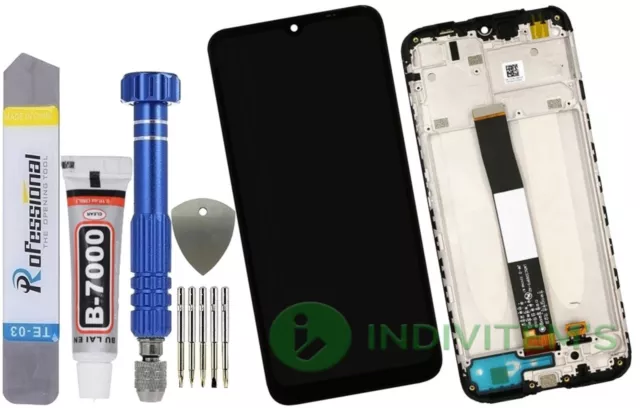 Pour Xiaomi Redmi 9A / 9C Display LCD + Écran tactile + Cadre Noir