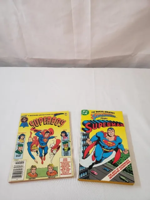 DC BLUE RIBBON BEST OF  COMICS DIGEST #7 (1980) Superboy ~ 1982 SUPERMAN
