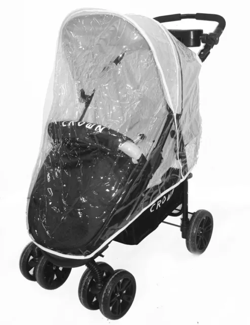 Regenverdeck Regenschutz Windschutz für CROWN ST712 Buggy Kinderbuggy UNIVERSELL