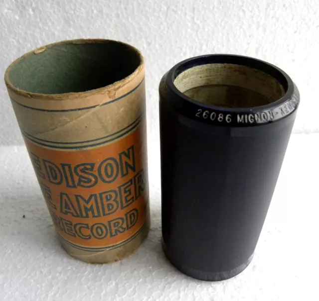 4M-Cylinder-Phonograph-Walze-Deutsche Edison Blue Amberol-OTTILIE METZGER-Mignon