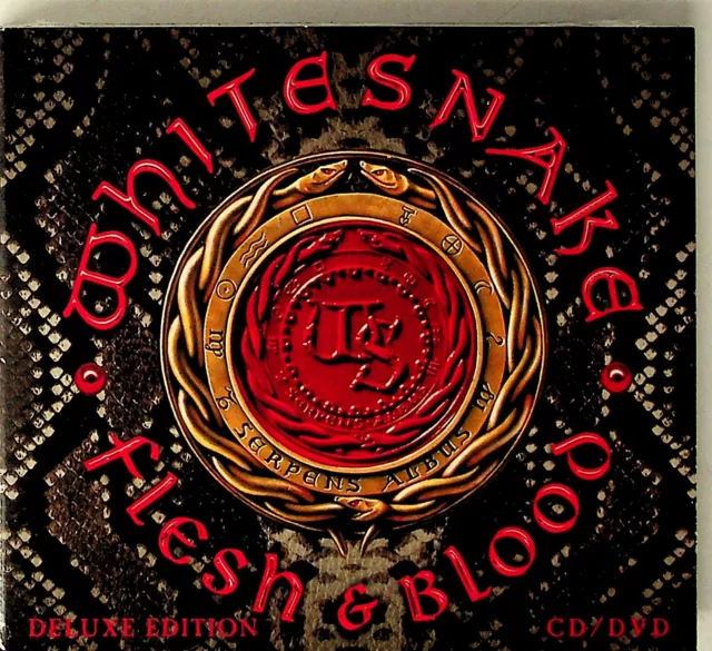 Whitesnake -Flesh & Blood -Expanded Deluxe Edition CD & DVD -NEW (Bonus Tracks)