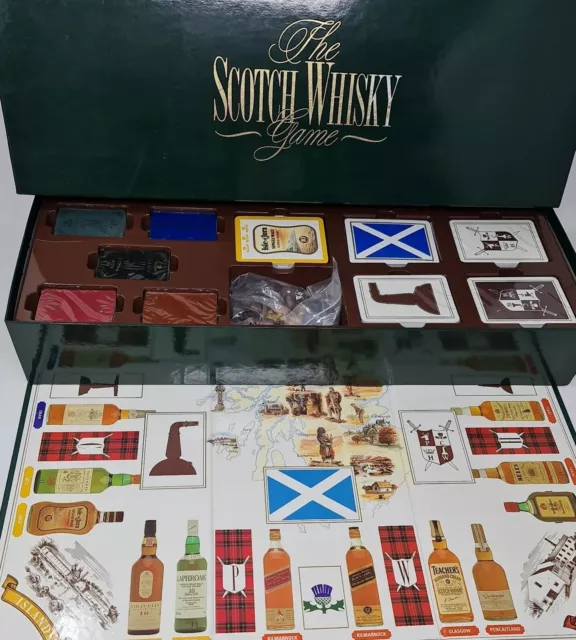 The Scotch Whisky Game Villa Games Board Game Vintage 1980s Scotland NOS