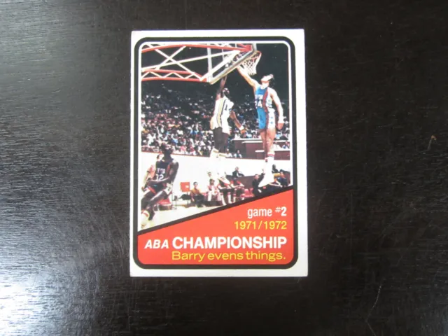 1972-73 Topps # 242 Rick Barry Card (B46) New Jersey Nets
