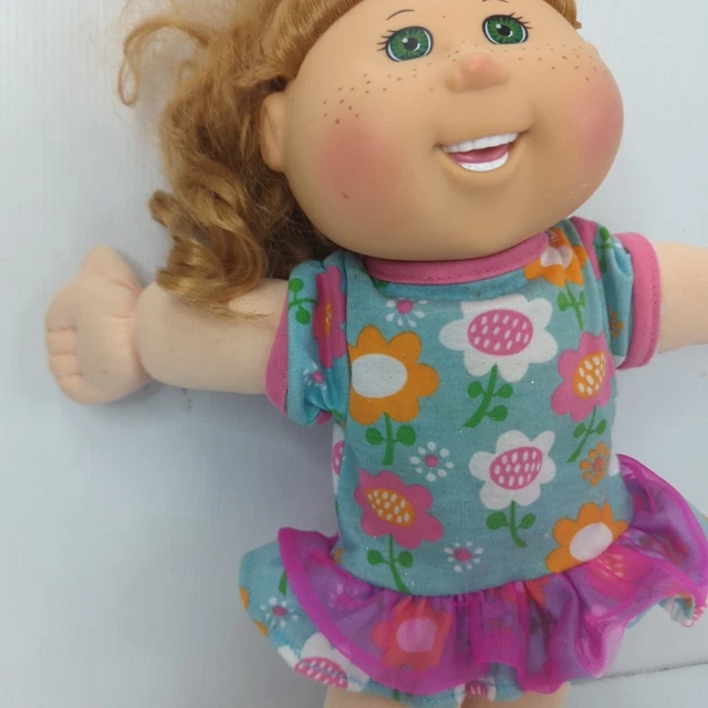 CABBAGE PATCH KIDS Girl Brown Hair Blue Eyes CPK Xavier Signature