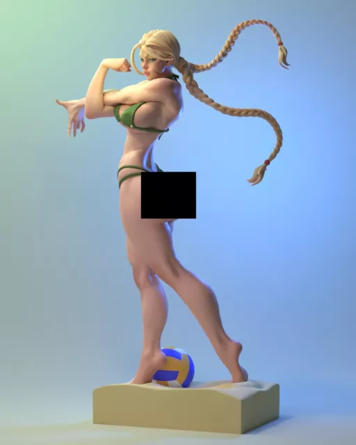 Cammy 3D Printed Figurine Collectable Fun Art Unpainted by EmpireFigures