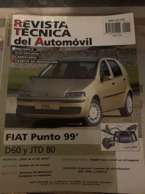 manual de taller Fiat Punto 99