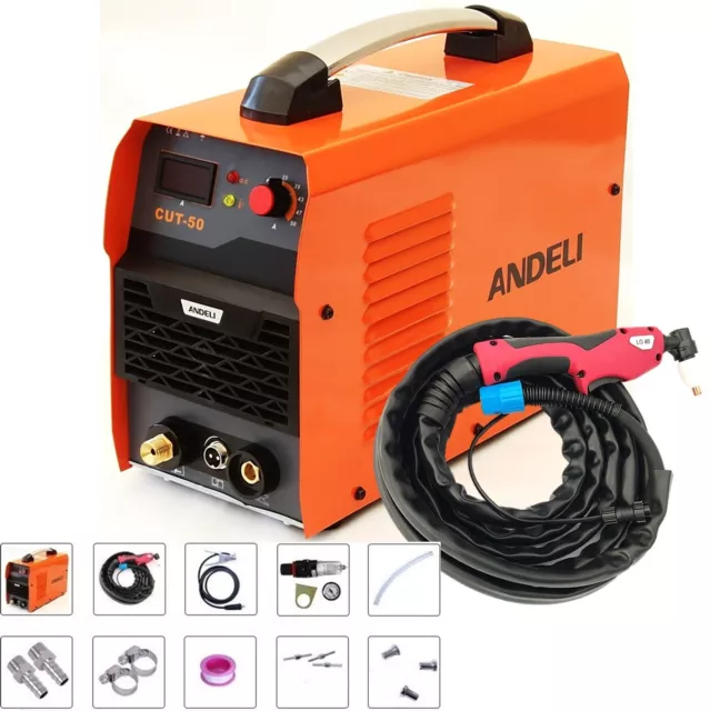 ANDELI 50amp Plasma Cutter HF Start Inverter Air Plasma CUT50 Cutting Machine