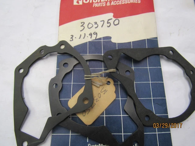 3 New  Omc Oem  Johnson Evinrude Gaskets 303750