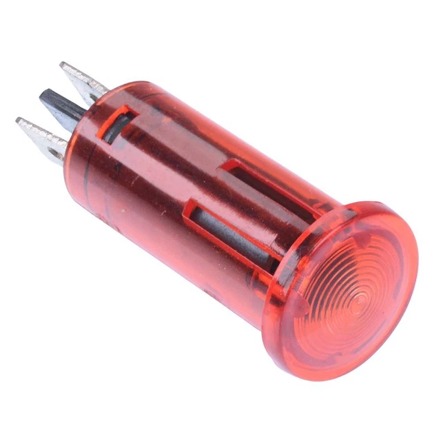 Rouge 12V 12.5mm Panneau Indicateur LED Lumière