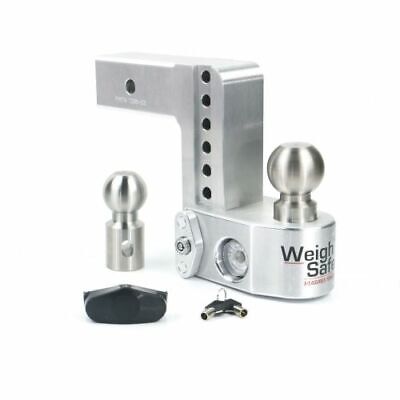 Weigh Safe Hitches WS6-2.5 Adjustable 6" Drop Hitch Ball Mount; 2.5" Shaft
