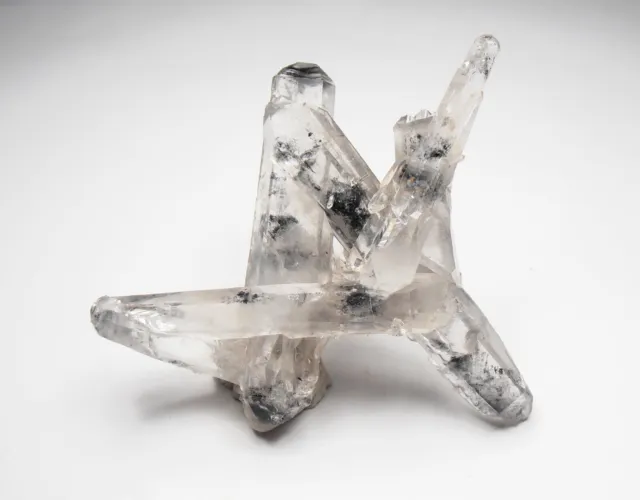 Double Terminated quartz Crystals with Graphite Inclusions - 65 mm