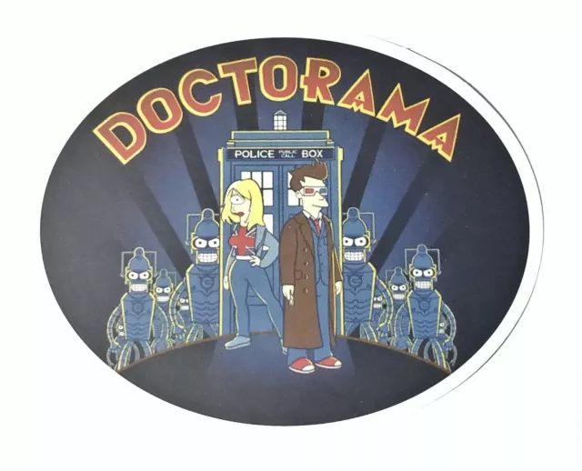 Futurama Decal Sticker Waterproof Removable Laptops Tablet Skateboard Dr Who Futurama Decal Sticker Waterproof Removable Laptops Tablet Skateboard Dr Who