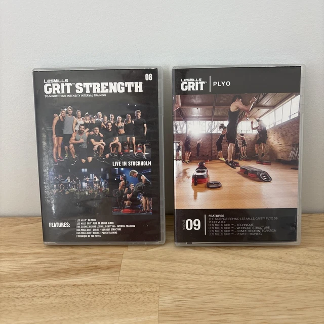 LES MILLS GRIT PLYO 6 06 music, DVD, Notes hiit training. Partial