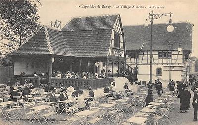 Cpa 54 Exposition De Nancy Le Village Alsacien La Taverne