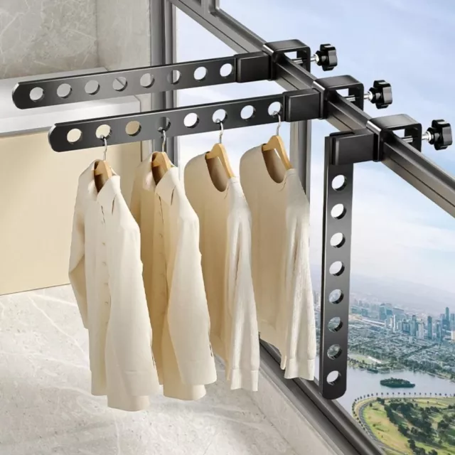 Aluminium Clothes Hangers Window Clothes Hanger  Clothes Organization