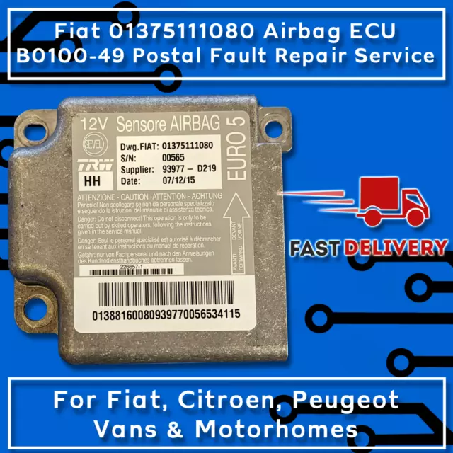 Fiat Ducato, Peugeot Boxer Citroen Relay 01375111080 B0100 Error Repair Service