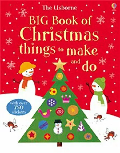 THE USBORNE  -Big Book of Christmas things to make and do - HUGE SALE - FREE POS