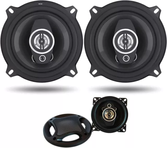 Altoparlanti Auto Da 300W 4" Coppia Casse Auto Universali Woofer Da 10Cm 3 Vie