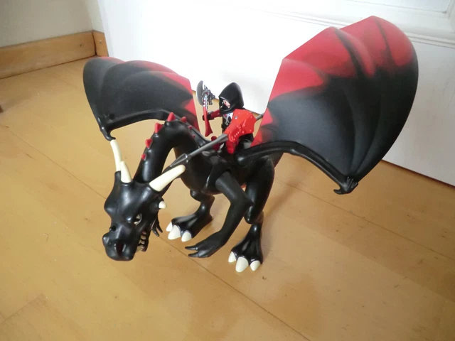 Playmobil 4838 großer Drache mit Reiter Ritter