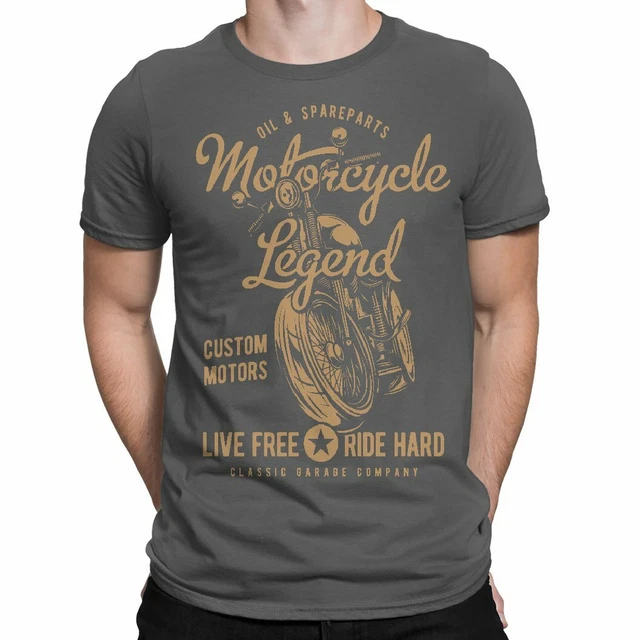 Motorcycle Legend Mens T-Shirt Biker Motorbike