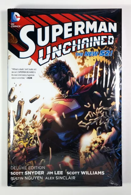 Superman Unchained #1 HC/Sealed  Deluxe Edition (2014) DC Comics New