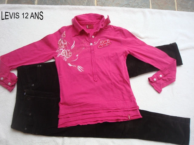 Chemisier Fille C De C By Cordelia De Castellane - Taille 12 Ans, Coton Floral à Volants | Neuf Jamais Porté