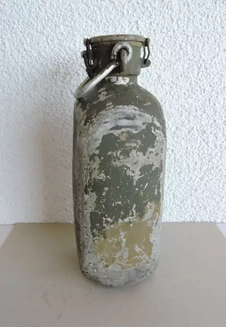 vecchia bottiglia acqua potabile da 5 litri Wehrmacht Ritter alluminio numero fl WH