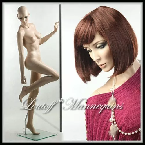 LOUTOFF Lebensechte Schaufensterpuppe Damenpuppe Mannequin ROS2 Frau Puppe