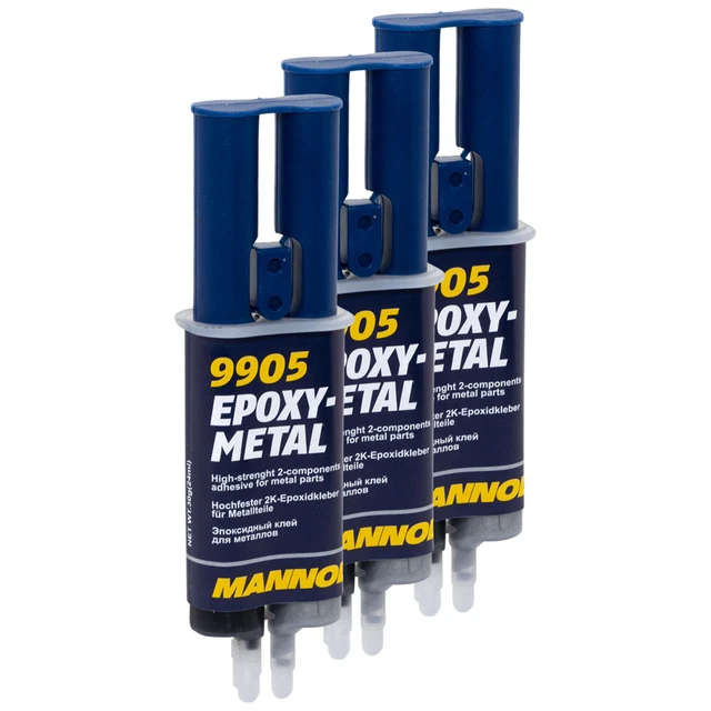 MANNOL 9905 METAL líquido resina epoxi pegamento relleno espátula pegar ...