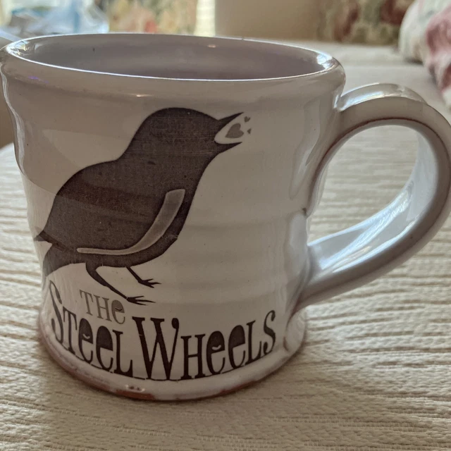 Redware Studio Pottery THE STEEL WHEELS -Hand Thrown Coffee Mug JUSTIN ROTHSHANK Redware Studio Pottery THE STEEL WHEELS -Hand Thrown Coffee Mug JUSTIN ROTHSHANK